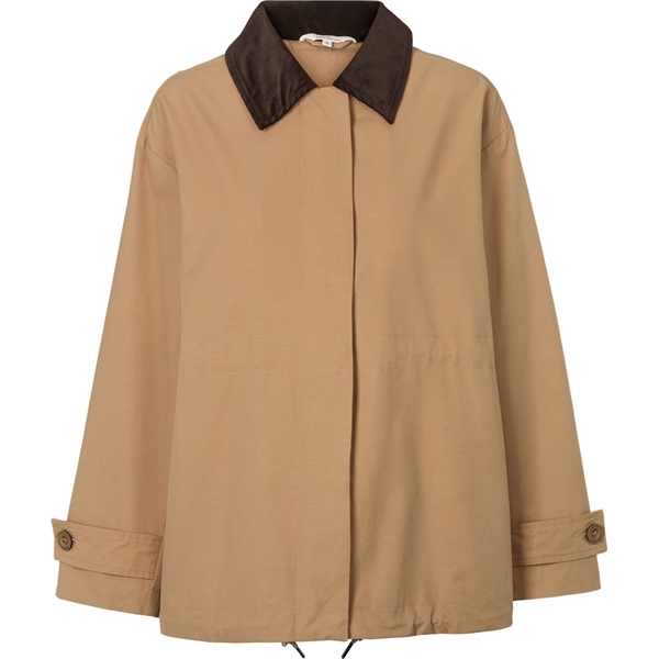 Basic Apparel Lin Jacket - Sepia Tint